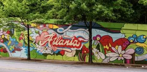 Atlanta public-art mural
