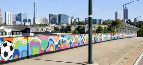 Atlanta public-art mural