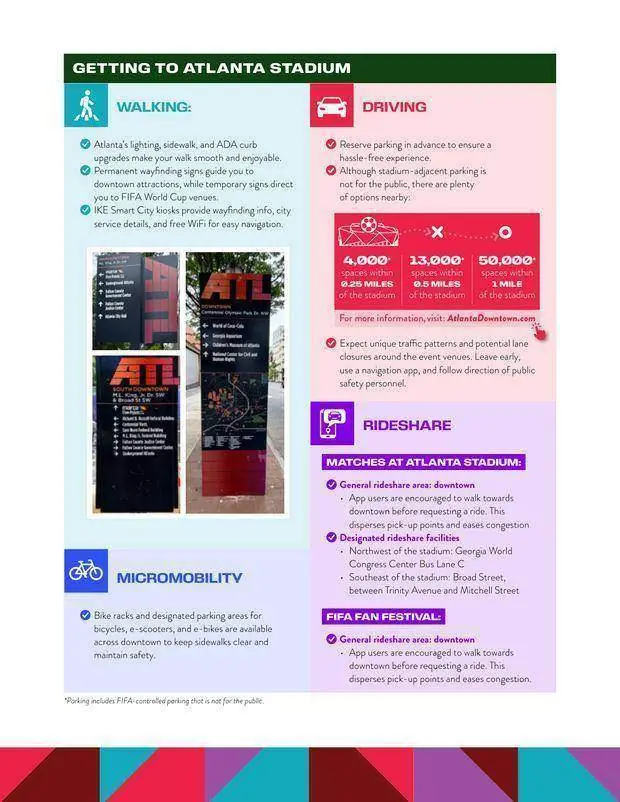 Mobility Guide — getting to Atlanta Stadium