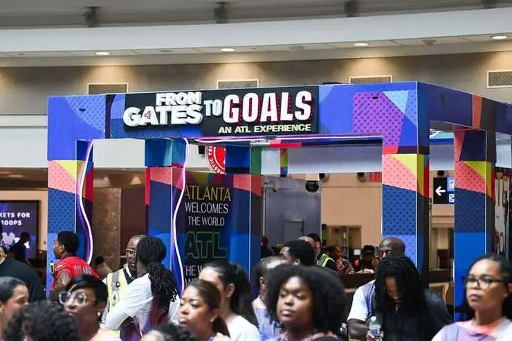 The From Gates to Goals experience at Hartsfield-Jackson