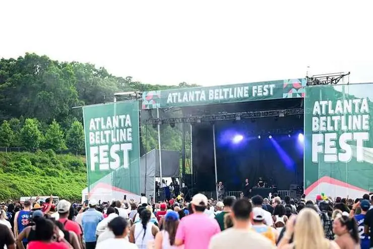 Atlanta BeltLine Fest stage