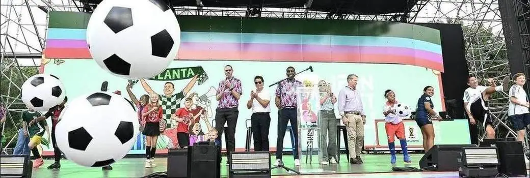 Thousands of fans gathered at an Atlanta community celebration